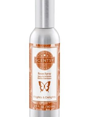 Scentsy Orange & Silver Fragrance Room Spray